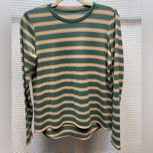 NWOT SUPER SOFT STRIPE LONG SLEEVE SHIRT